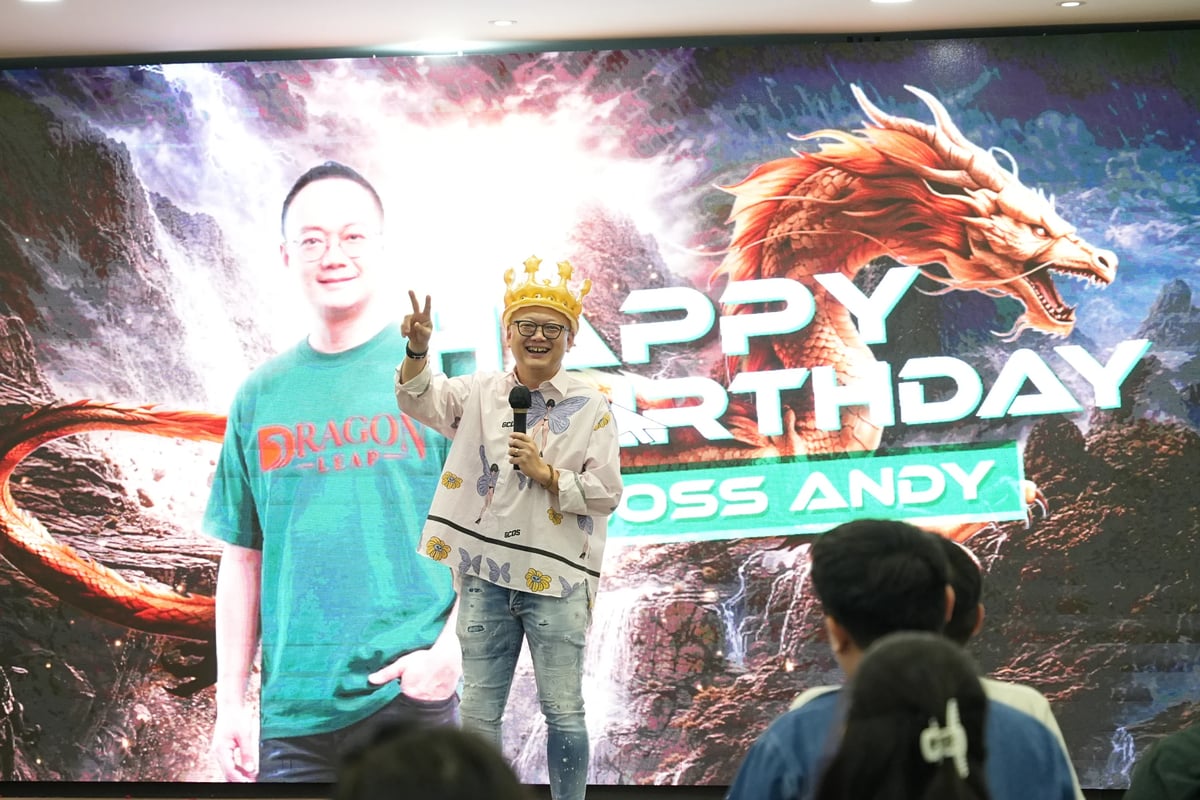 A Vibrant Birthday Surprise for Wellous Group CEO Andy Tan