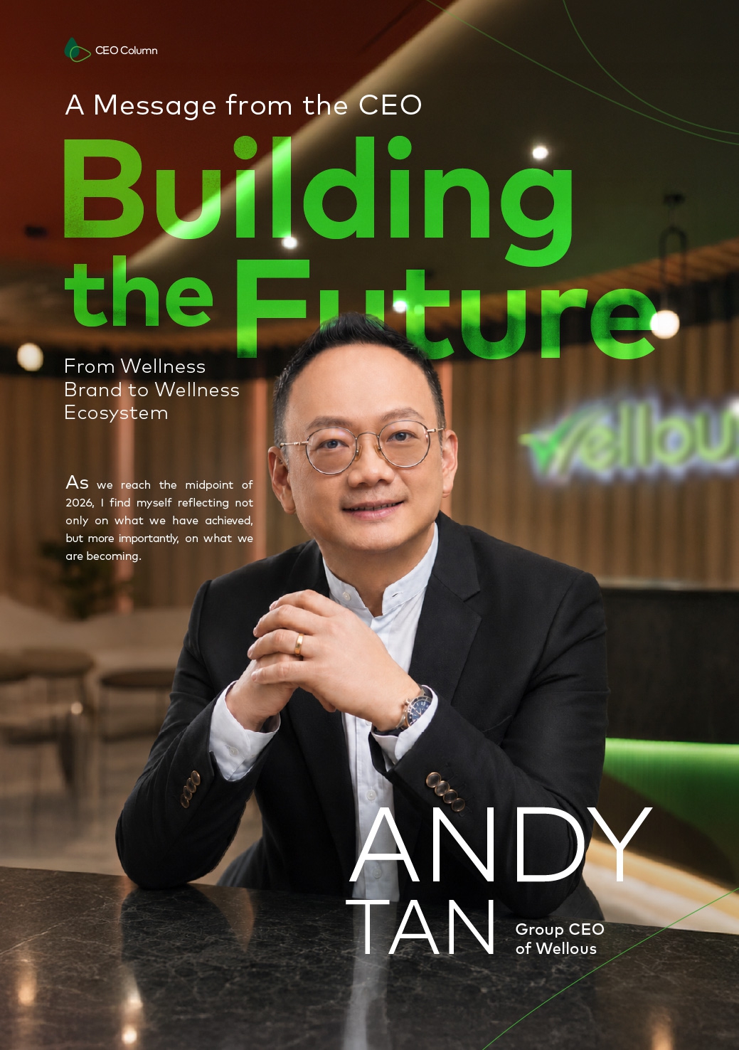 Strategic Leadership: CEO Column Outlines Wellous's Evolution into a Integrated Wellness Ecosystem